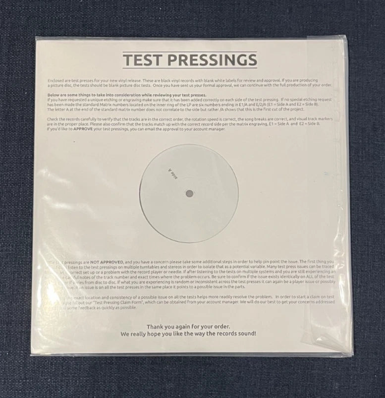 Olivia Rodrigo - Sour - Test Pressing Vinyl